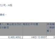 中国太保(02601.HK)遭Schroders PLC减持648.54万股