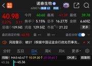 诺泰生物，将被ST！