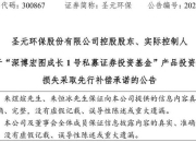 6000万理财巨亏超80%，上市公司紧急报警，证监局出手，实控人父子承诺兜底