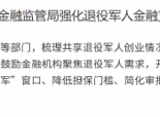 江苏金融监管局强化退役军人金融支持
