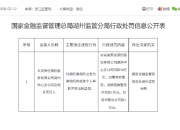 长安保险湖州中心支公司被罚30万元：利用开展保险业务为其他机构或者个人牟取不正当利益等