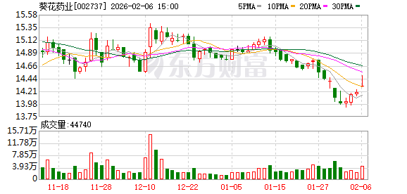 葵花药业：截至2025年末，公司下游渠道与零售终端梳理工程基本结束 第1张